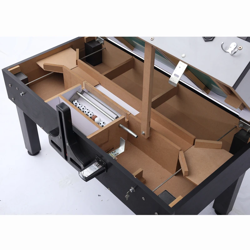 Аркада для отдыха 55 дюймов инженер дерево MDF HPL Коммерческая монета управляемая Крышка футбольного стола стеклянная крышка