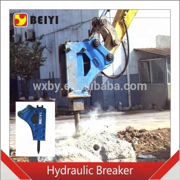 OEM 4-55T excavator/backhoe attachment hydraulic breaker hammer with chisel hydraulic rock breaker hydraulic hammer for loader