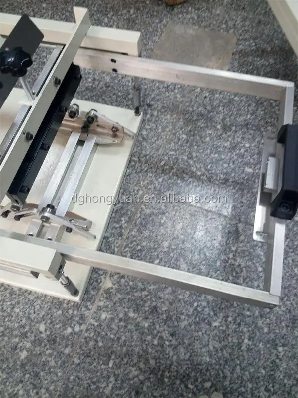 D-hot sale manual cylindrical objects screen printing machine for pen GW-Q2