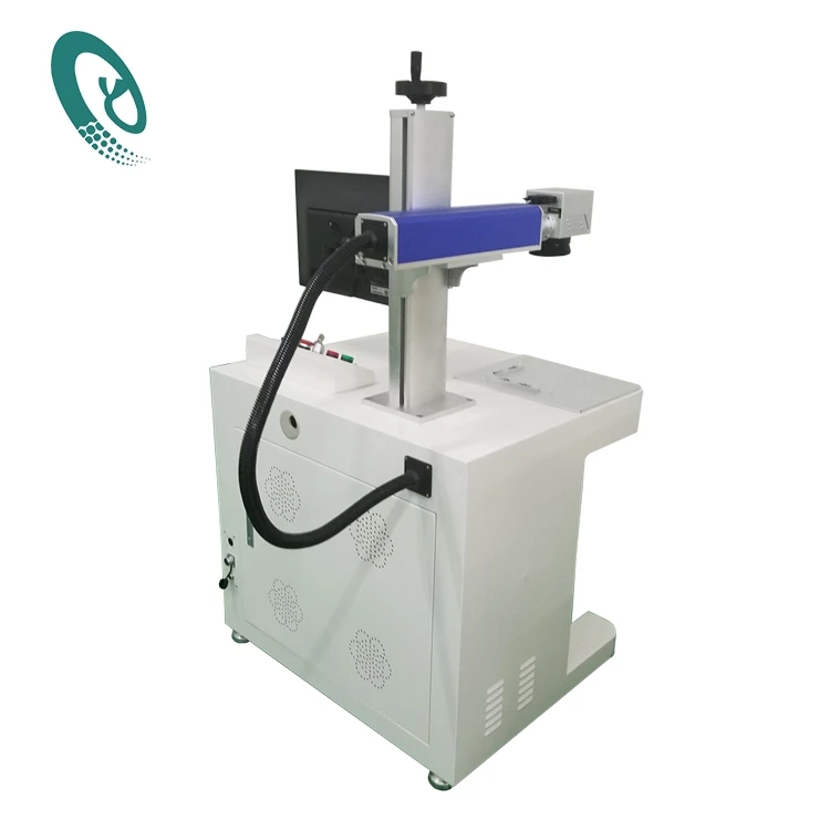 Product laser engraving machine for stainless steel with mopa fiber laser source