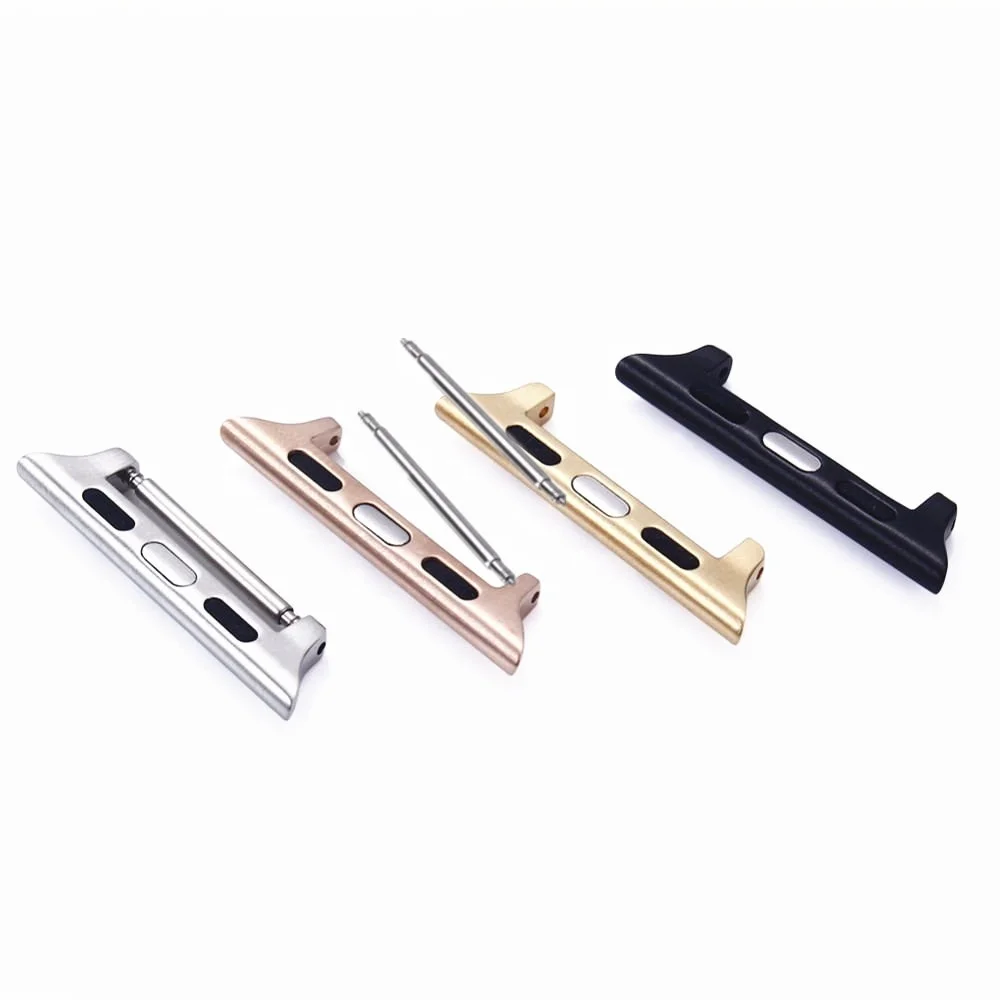 
Super easy to install stainless steel 38mm 42mmwatch strap adapter connector for a pple watch band 