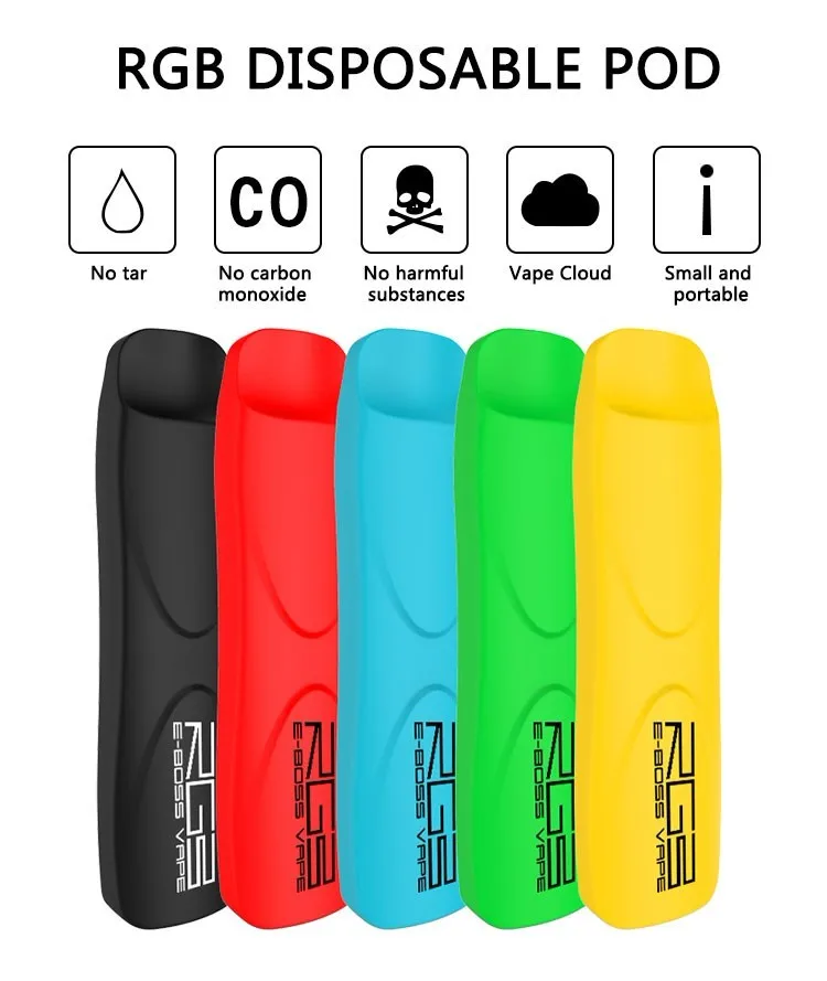 
2019 Wholesale Trending CBD Cartridges CBD Electronic Vaporizer RGB Vaporizer Electronic Cigarette 