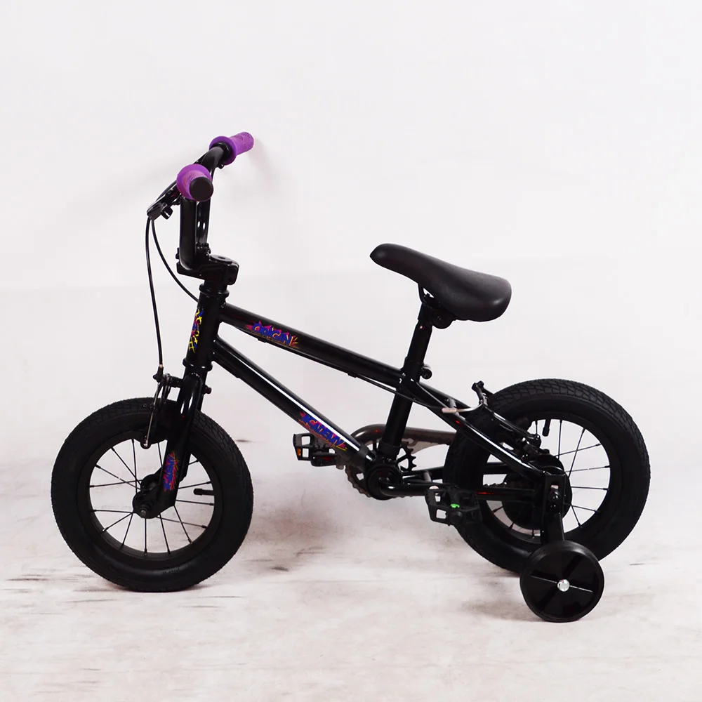 Most popular 12 inch steel frame children small bmx bike with training wheels