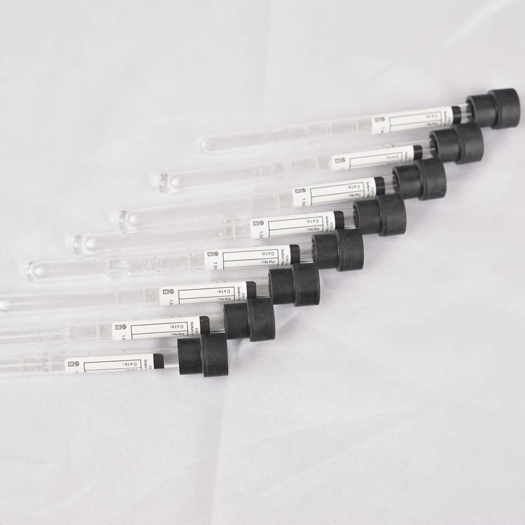 Black Vacuum Blood Tube for Sedimentation Rate Test