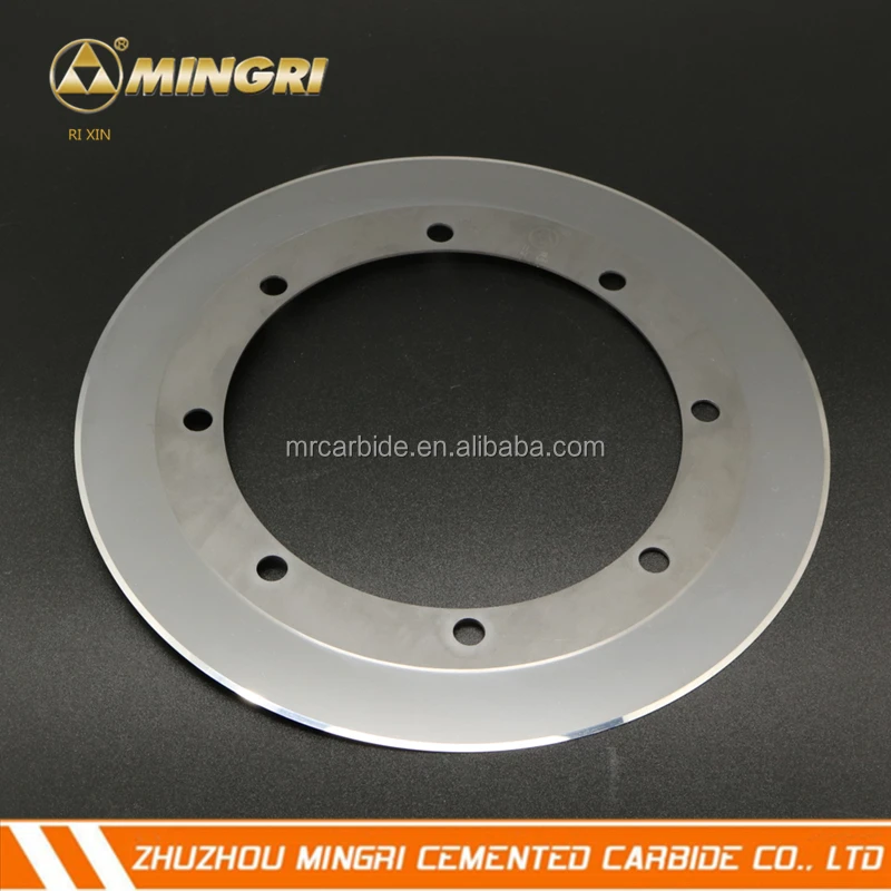 Long service life tungsten carbide cardboard paper corrugated knifes