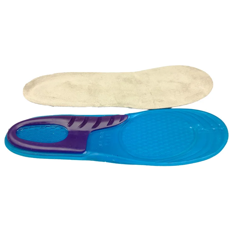 Wholesale Price Plantar Fasciitis Soft Flexible Silicone Gel Sneaker Flat Foot Insoles Arch Support