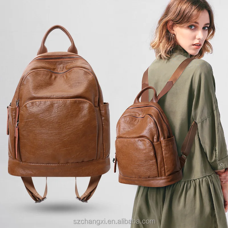 Fashion Shoulder Bag Rucksack PU Leather Women Girls Ladies Backpack Travel bag