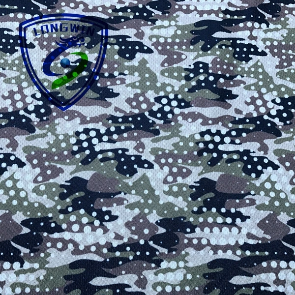 Ткань в стиле милитари с камуфляжным принтом отделка от УФ-лучей сетчатая ткань birdeye из 100