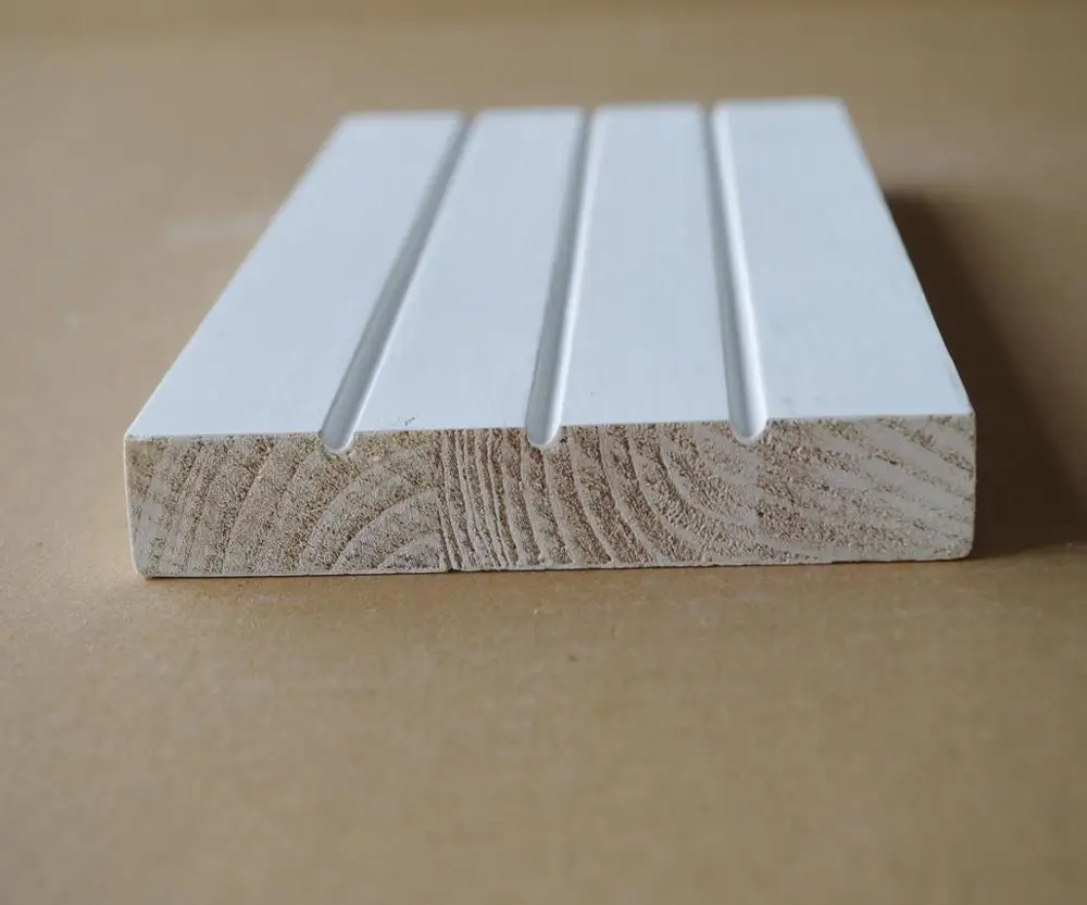 Waterproof Radiate Pine Chile Pine white gesso primed finger Joint wood door jamb