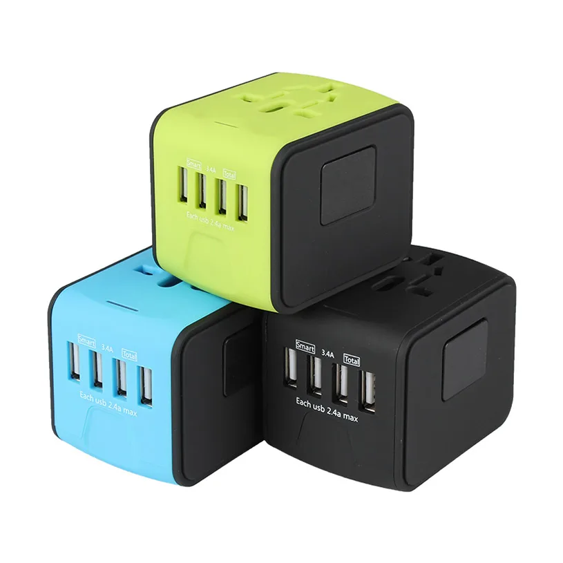 Otravel 2017 new arrival best selling best quality cheapest price 4 usb adaptor universal travel adaptor