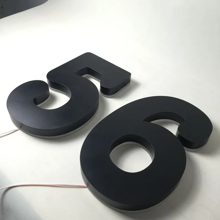 Wholesale light up house numbers sign led backlit house number Sign backlit led sign letters