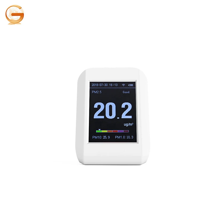 
Indoor Air Quality Detector Gas Portable PM 2.5 Monitor Air Pollution Meter 