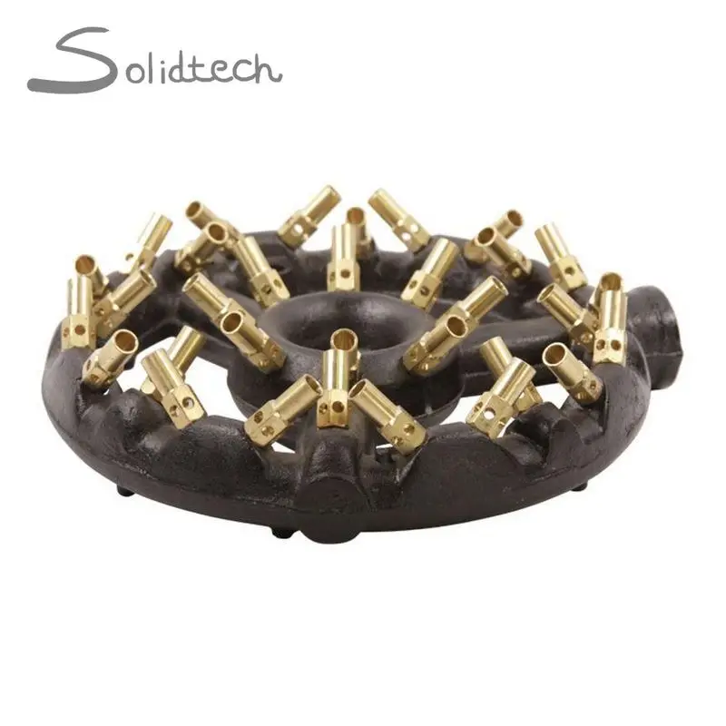 320000 BTU чугунная пропановая газовая вок с 32 наконечниками струйная горелка