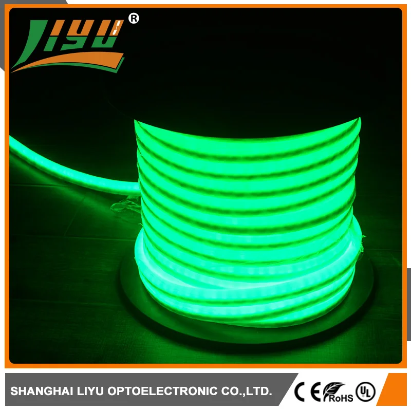 Низкое напряжение зеленый неоновый свет трубки