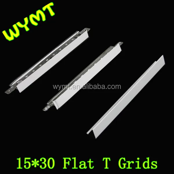 White paint high corrosion resistance ceiling T grids metal ceiling T grid low price