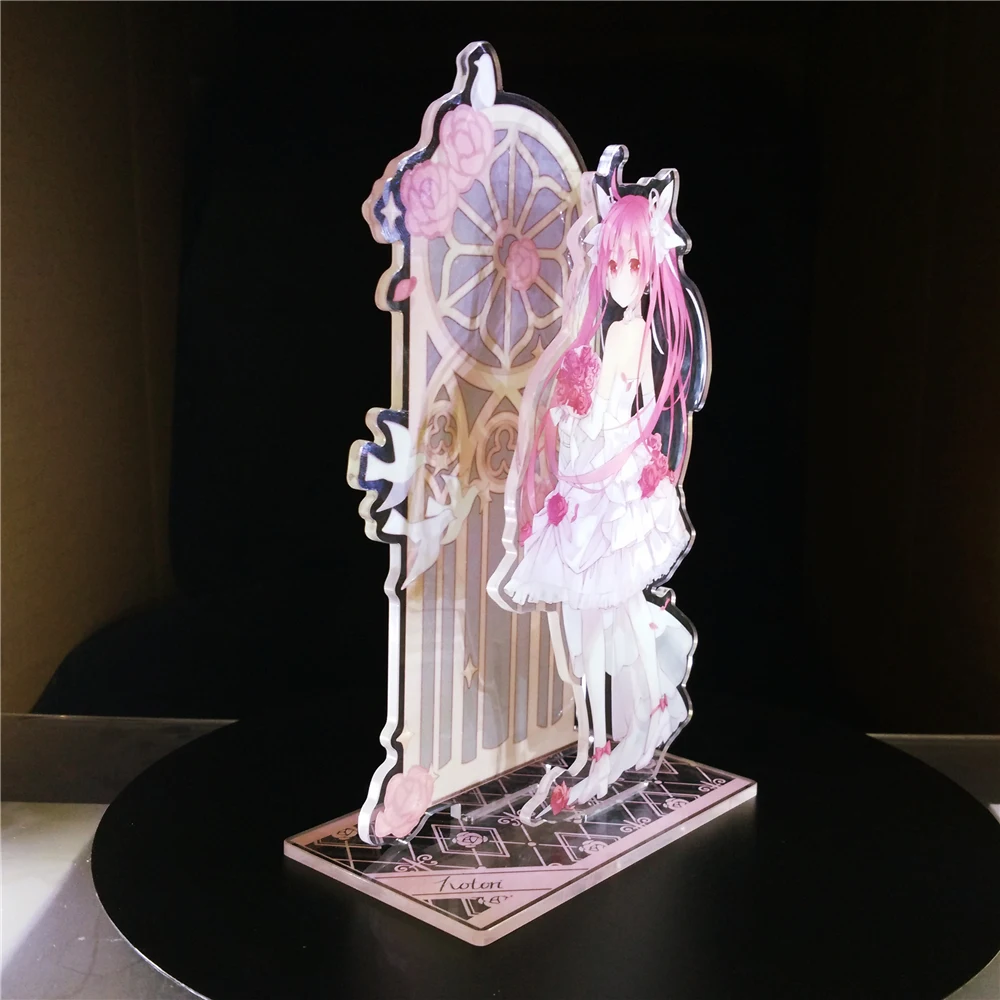 
Offset Printing Single O Two Sides Print CNC Cut Eco-friendly Custom Acrylic Standee Anime Keychain Acrylic Display Stand Figure 