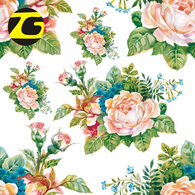 
Professional supplier woven Floral Printed floral muslin 