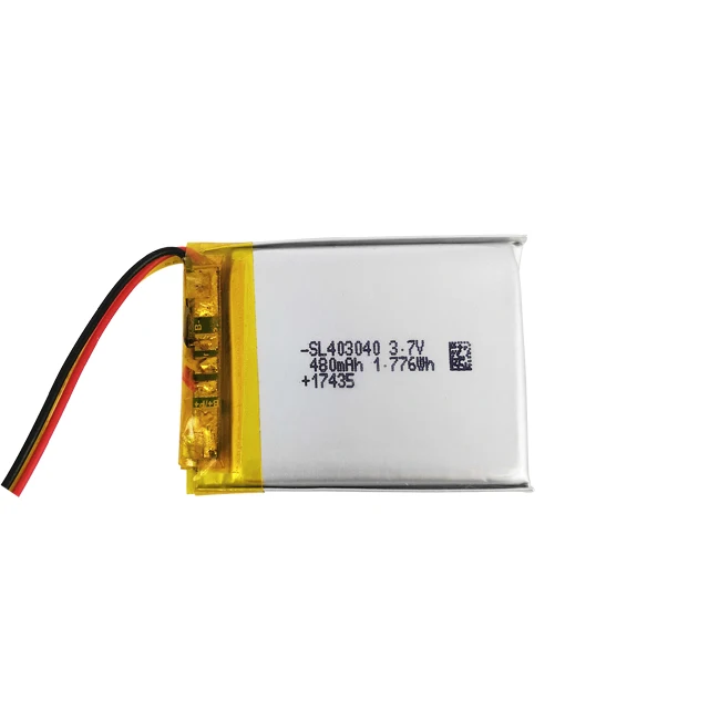 Портативный Стильный перезаряжаемый литий-ионный аккумулятор 3,7 в 403040 480 мАч для аккумуляторной машины