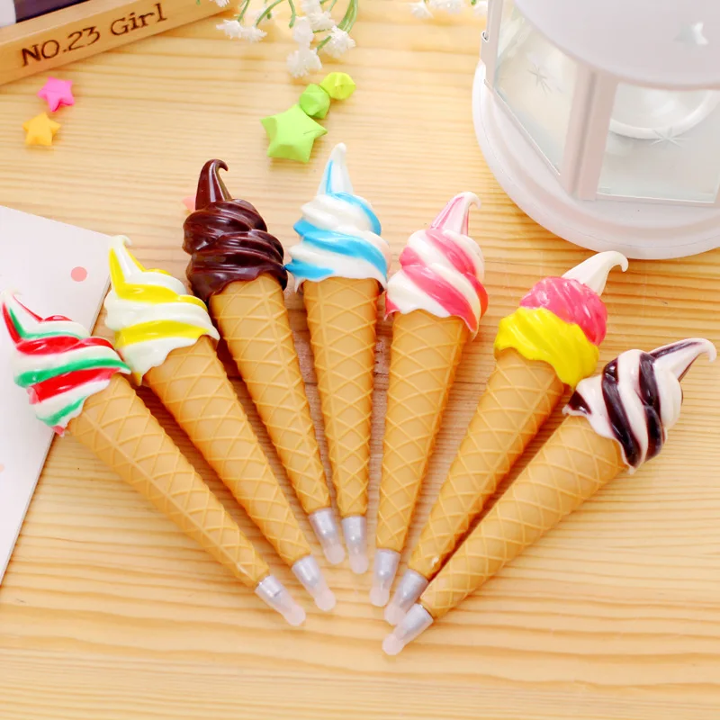 
Wholesale Ice Cream Cone Pen with Magnetic Ice Cream Cone 