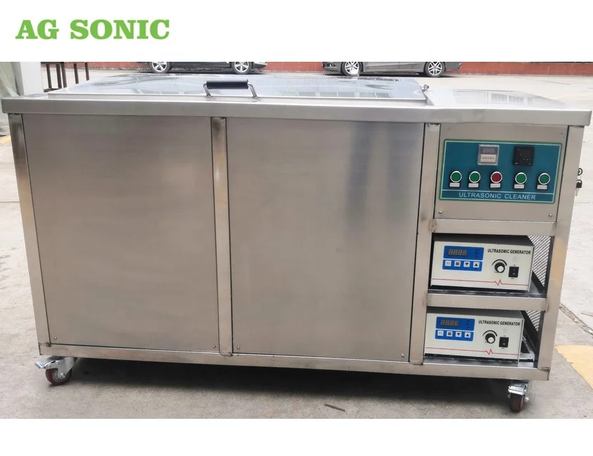 Ultrasonic Bath For Cleaning Engine 28khz With Hinged Lid And Drainage 360L Vertical Ultrasonic Cleaner