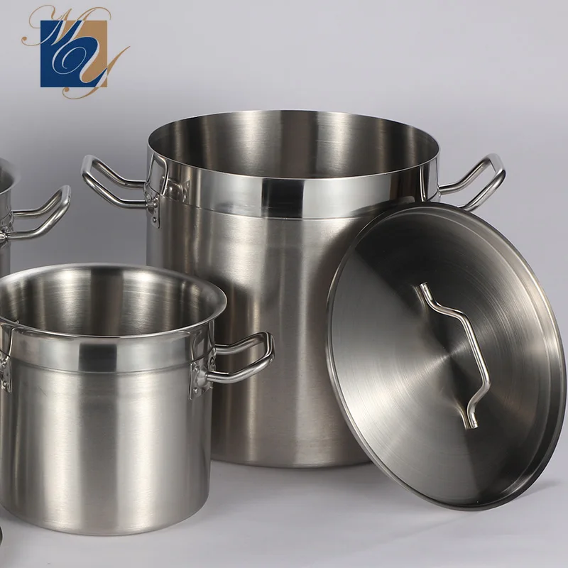 Stainless Steel Stock Pots Large Commercial Cooking Pots Soup Pot With Lid