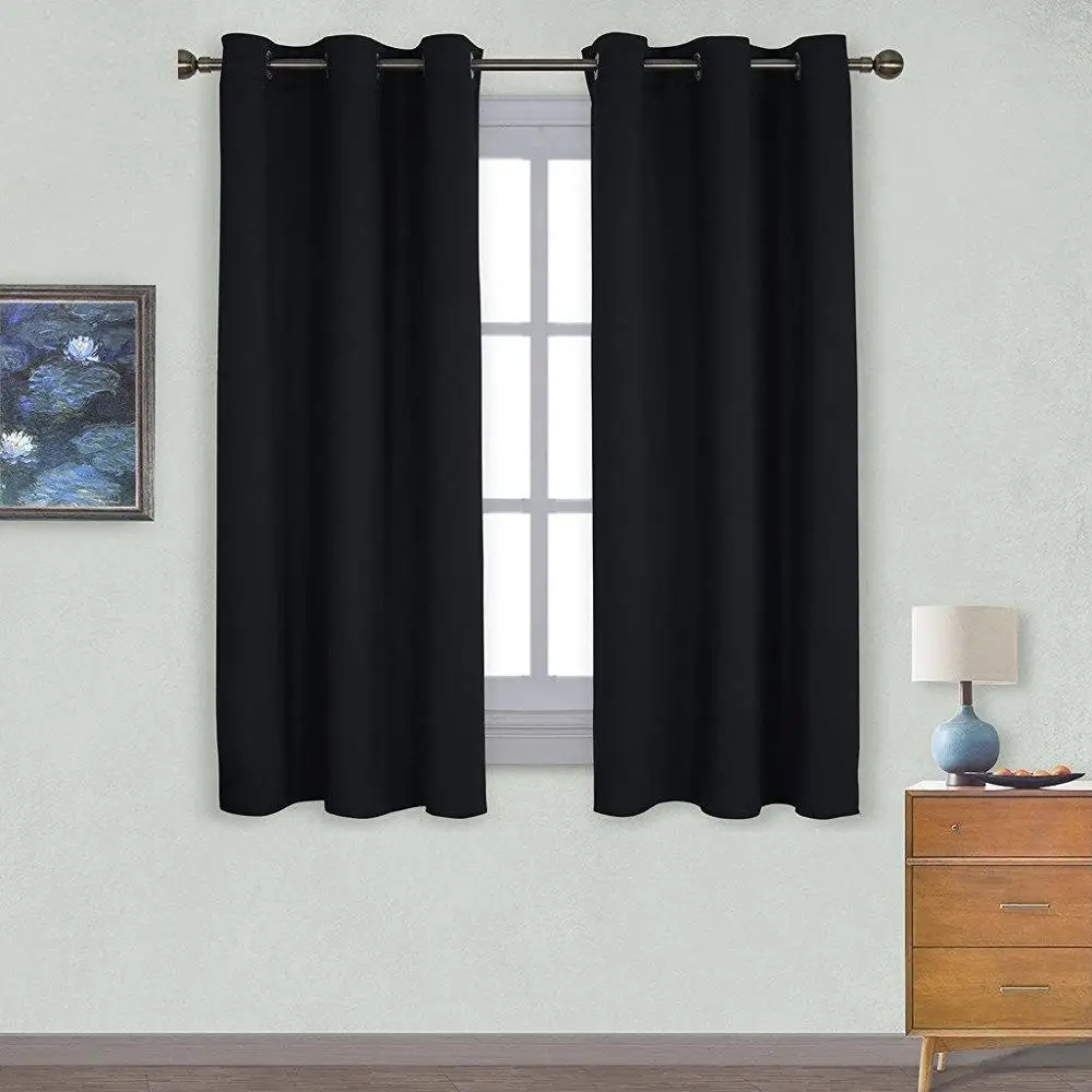 Top Seller Online Hotel Quality Curtain Woven Black Out Curtain for The Living Room