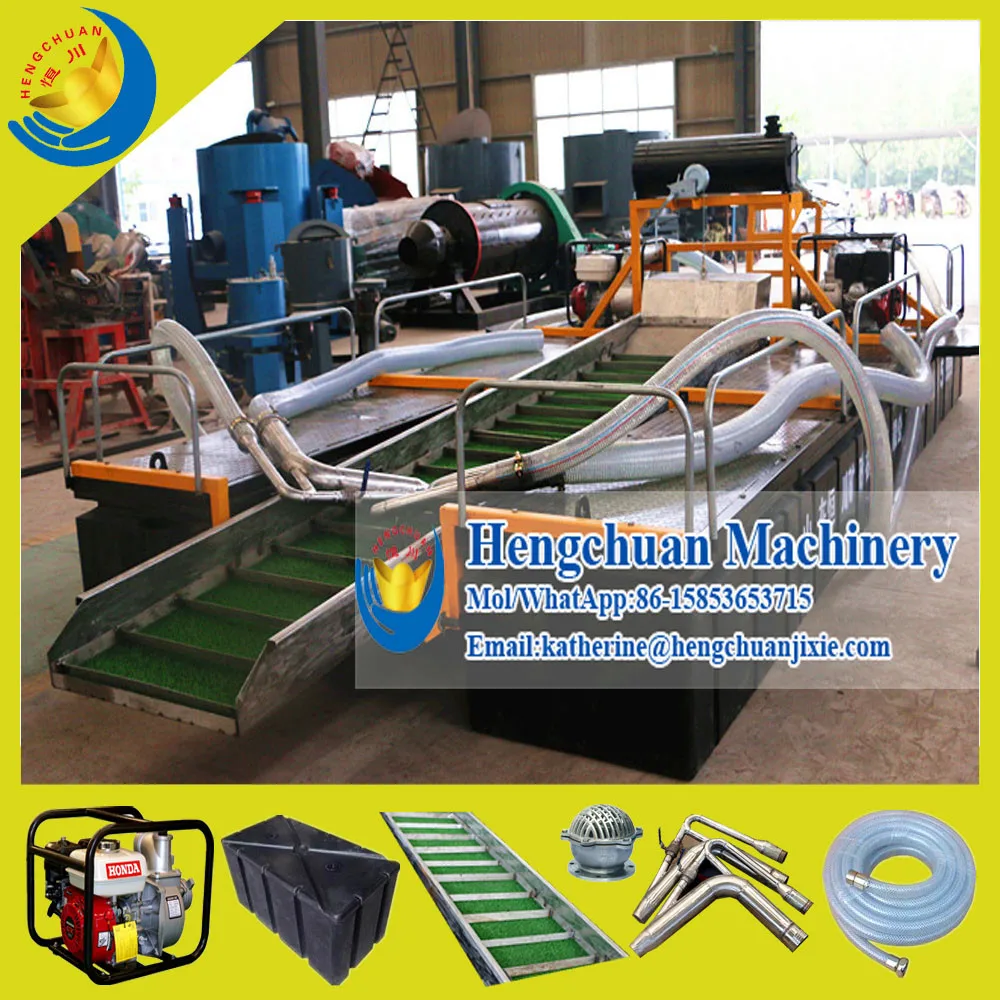 Высококачественный поплавок Hengchuan для золотых земель с двойным бензиновым двигателем водяной насос