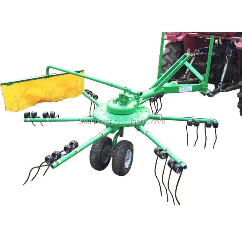 Agricultural use Mini Tractor PTO Single Rotary Hay Rake Tedder 9LD-2.5