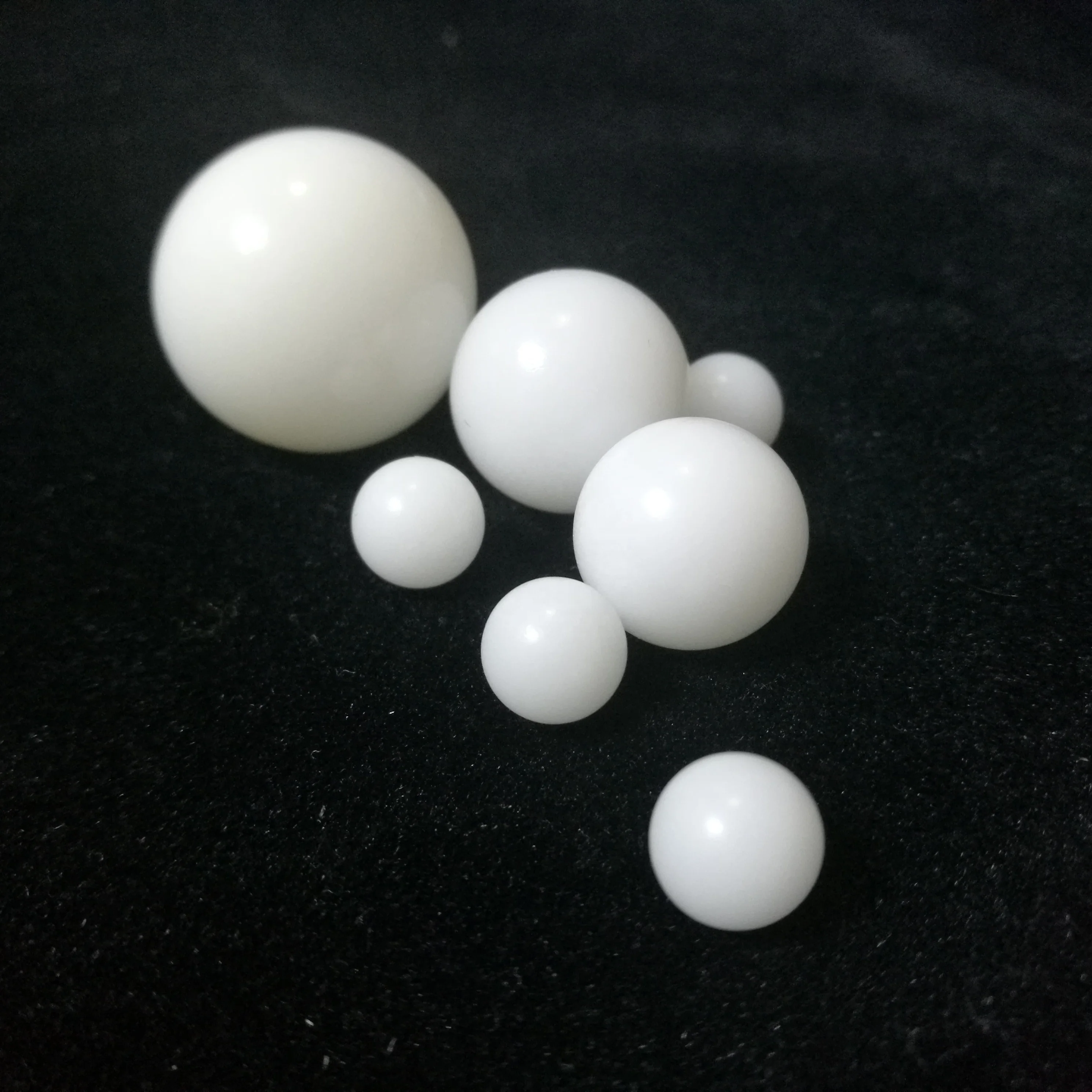 20mm white solid Nylon PP POM hard plastic ball