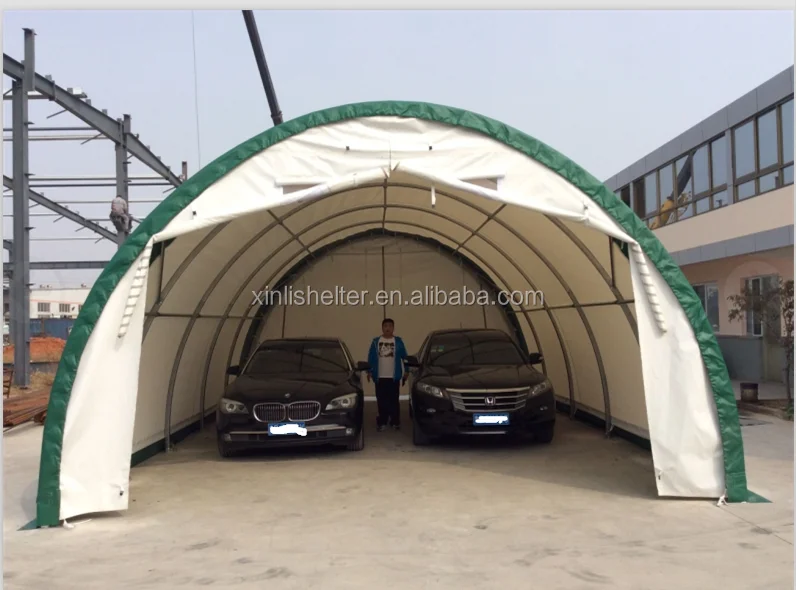 Портативная палатка для хранения 20 футов 30 футов большой навес Водонепроницаемый двойной навес для автомобиля двойная гаражная палатка для продажи