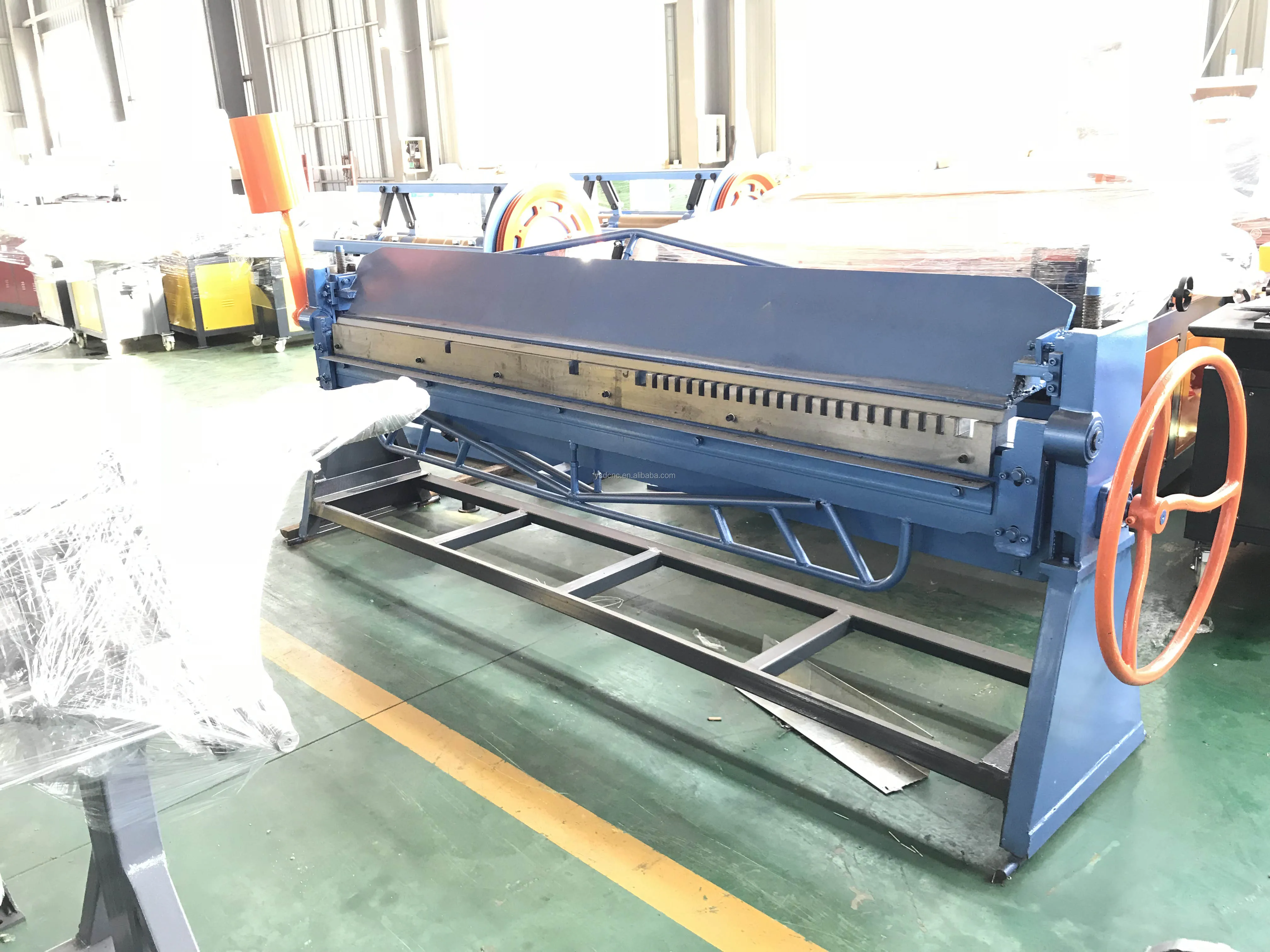 TDF-1.5*2500 HVAC aluminum tube CNC tdf flange folding machine for air pipe making Production