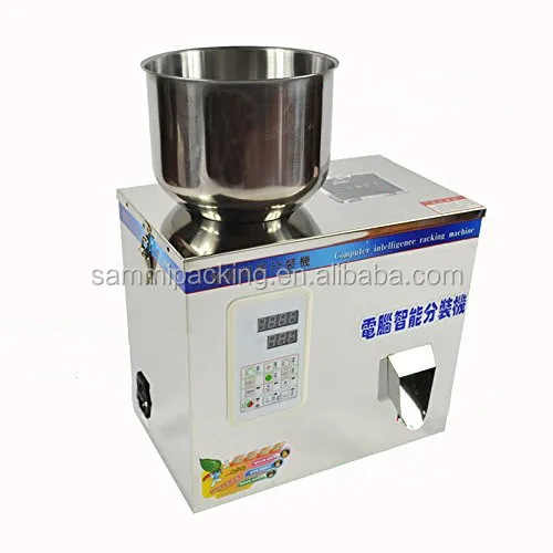 2-200g Semi Automatic Capsules Bottle Bag Powder Filler Tea Seeds Grains Powder Glitter Weighing Powder Filling Machine