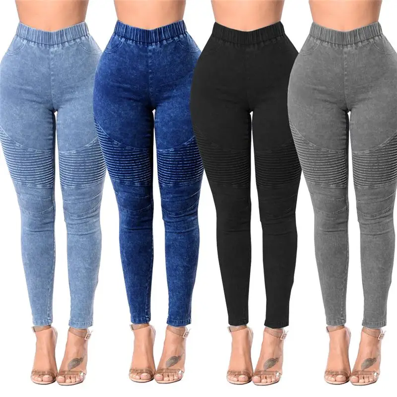 high quality women function wholesale drop ship denim jeans female garments turkey pants