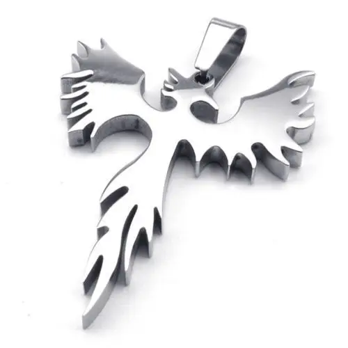 2019 new high quality stainless steel Phoenix Bird Firebird Pewter Pendant Necklace for men women