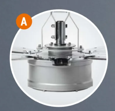 6 blade Big Wind Large Diameter Industrial HVLS Ceiling Fan