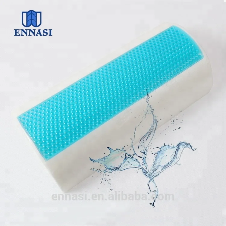 Half Moon Shape Pillow Lumbar Roll Bolster Memory Foam Foot Pillow Rest Cushion under Desk or on Chair