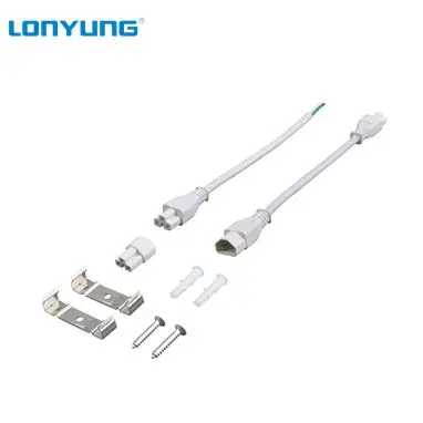 Linkable ETL DLC TUV SAA T5 Led Linear Light Fixture, 4Ft - 8ft 30W 60W Dimmable T5 Led Integrated Double Tube Lights