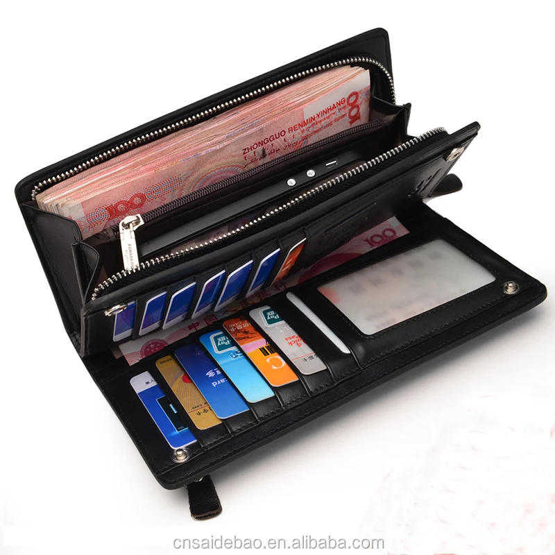 2021 New High Quality Genuine Leather Men Wallet With Card