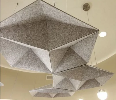 
KuStar Suspended Polyester Fiber Acoustic Panel for Ceiling 