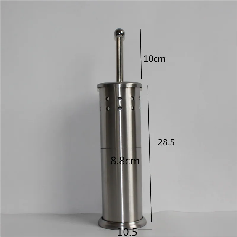 Matte toilet brush holder stainless steel cleaning tool Durable stainless steel bathroom toilet brush
