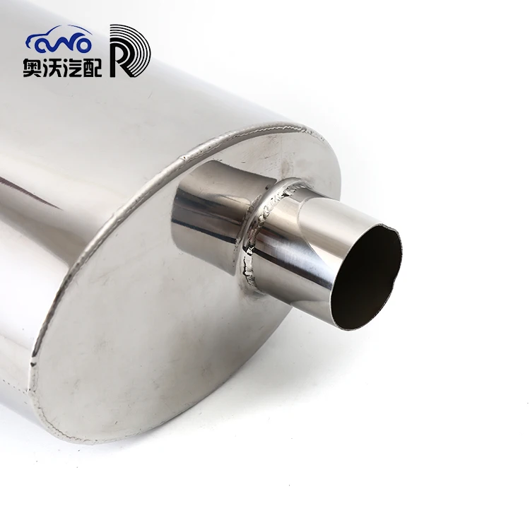 
China Manufacturer Wholesale SS304 Material Universal Car Exhaust System Muffler 