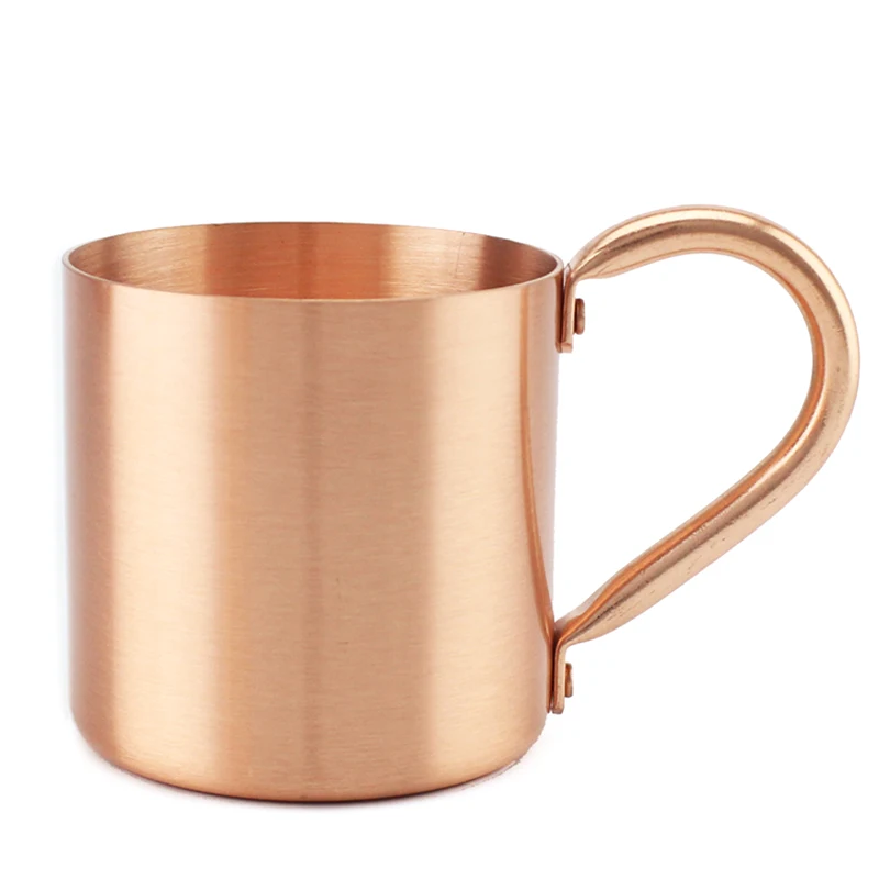 custom simple cute Moscow Mule Copper Mug Copper Plated Stainless Steel novelty mug