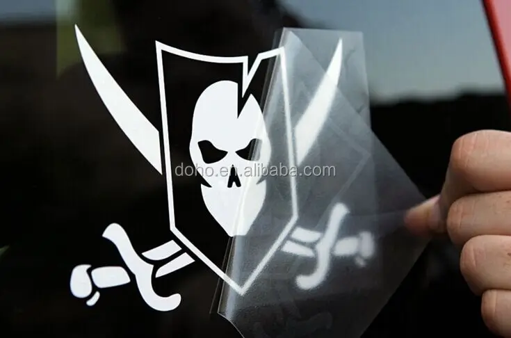 Custom printed Removeable Car Die Cut vinyl decals,Full color uv Vinyl car Window Decals stickers