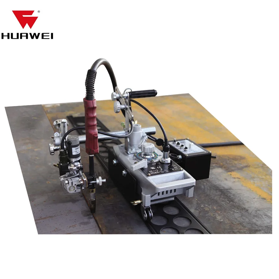 HK-12MAX-3-S Hauwei rail track guide model welding gas cutting plasma carriage together on one machine IK-12