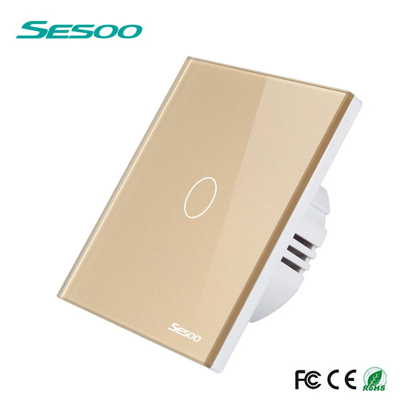 Переключатели дистанционного управления SESOO ЕС/Великобритания Wi-Fi, 1/2/3 кнопочные переключатели для системы безопасности умного дома