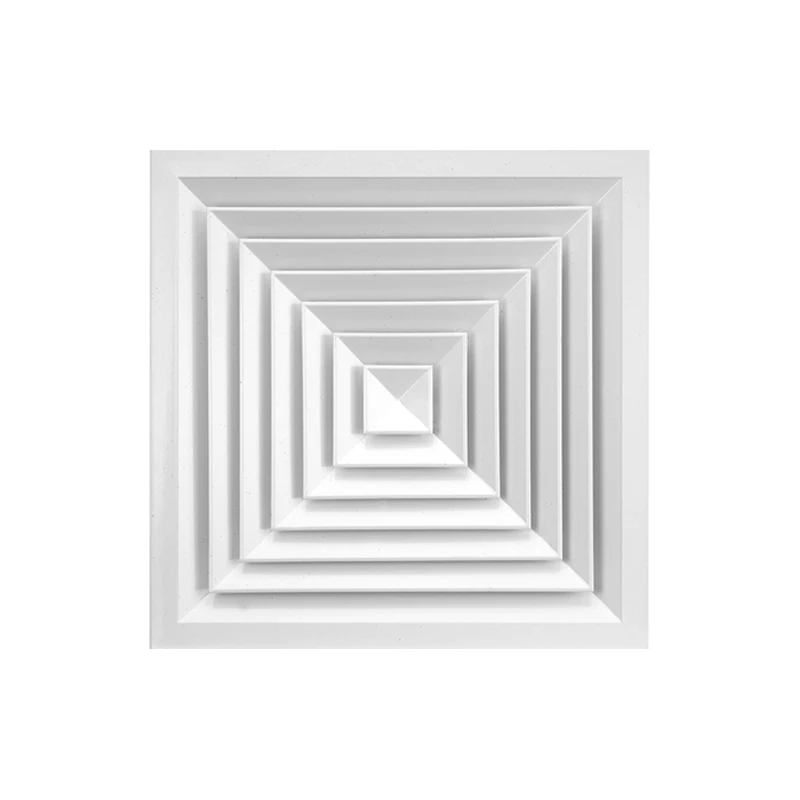 aluminum square ceiling diffuser louver vents