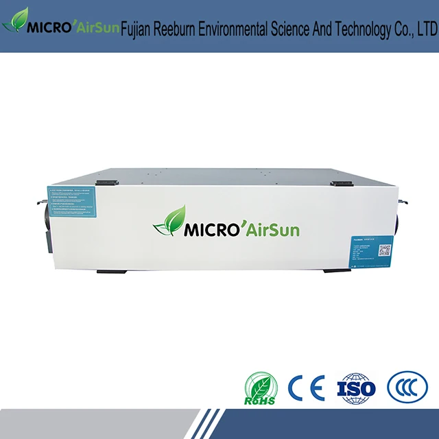 Hot Sale Air Heat Exchanger Energy Recovery Ventilator With EC Motor Fan