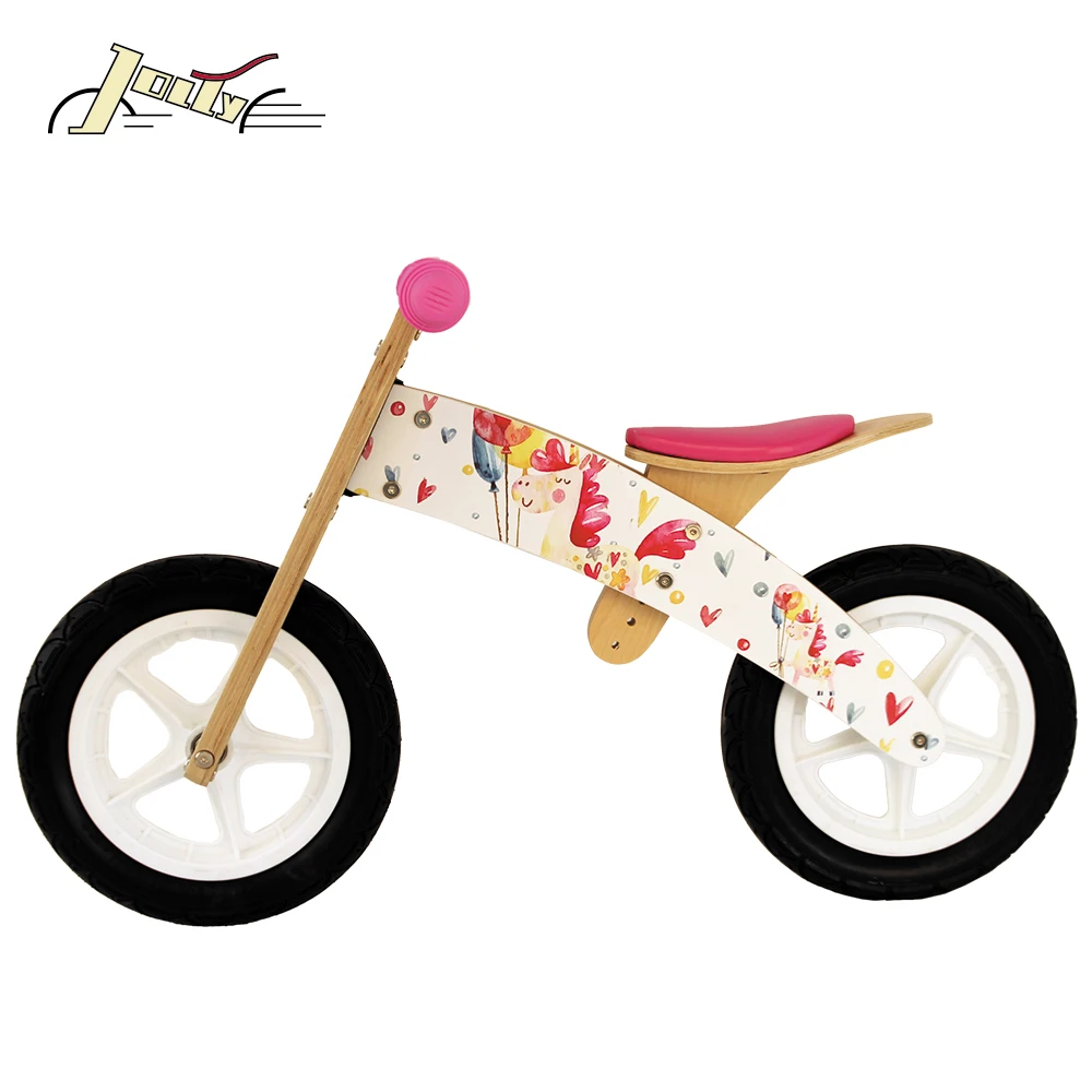
Wooden Balance Mini Bicycle Wooden Toys Princess Children Bike 