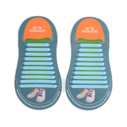 BPA Free Silicone Material and Lazy Shoe Laces Feature Rubber Shoelaces