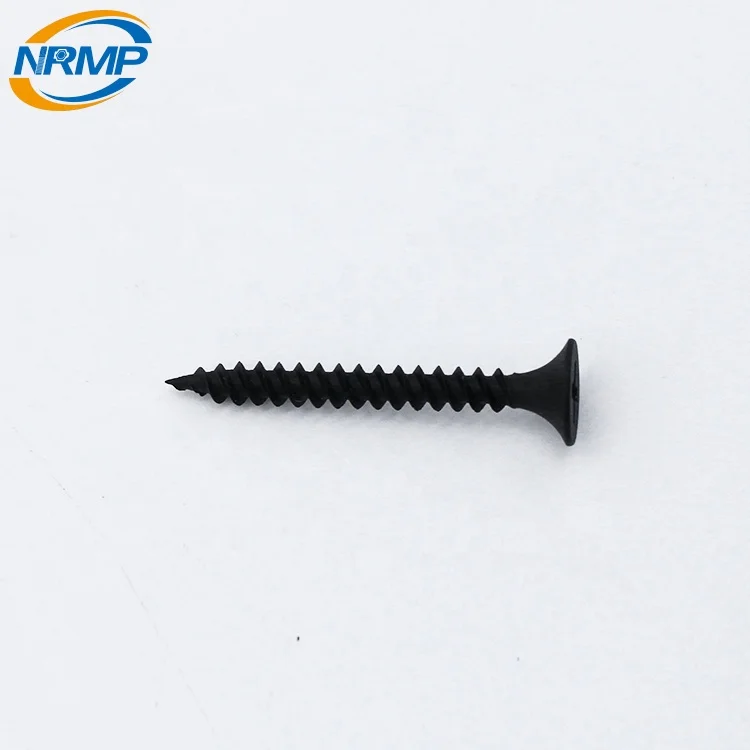 Inch countersunk head black phosphated drywall screw
